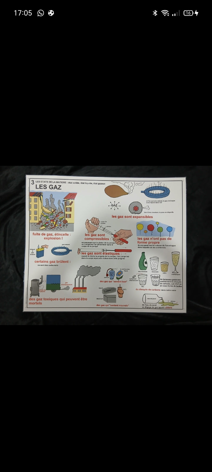 Affiche scolaire plastifiée